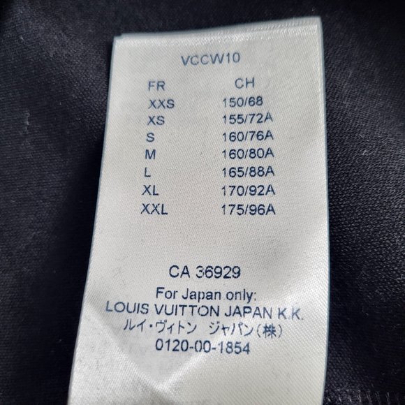 Louis Vuitton Men's Black Cotton Trunks & Bags Sweatshirt - Picture 10 of 14